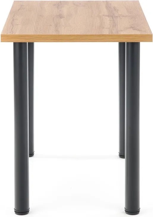 Stół jadalniany na czterech czarnych nogach Modex 2 90