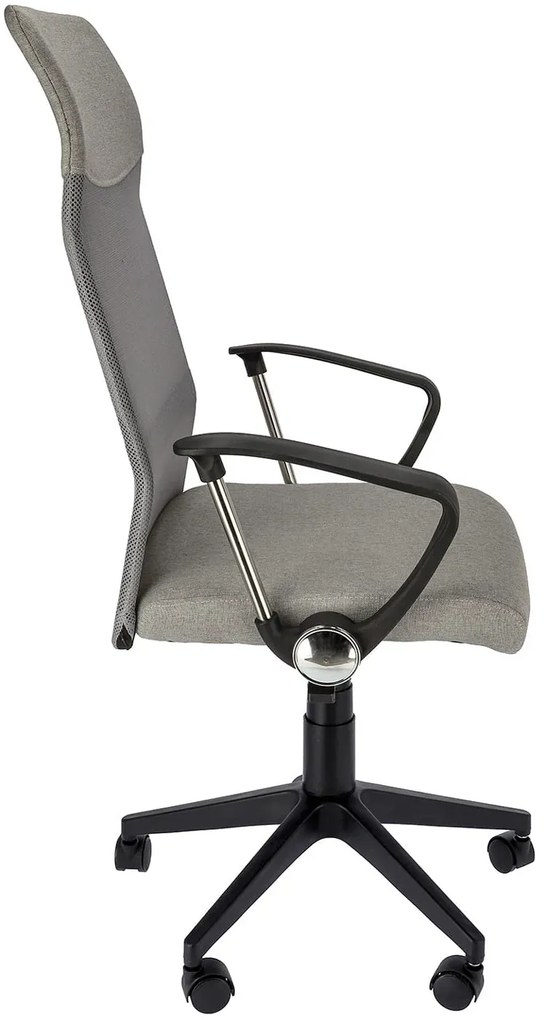 Szary fotel obrotowy biurowy D1-E31