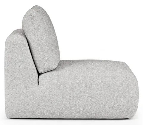 Jasnoszary fotel z materiału bouclé Mirel – Rodier