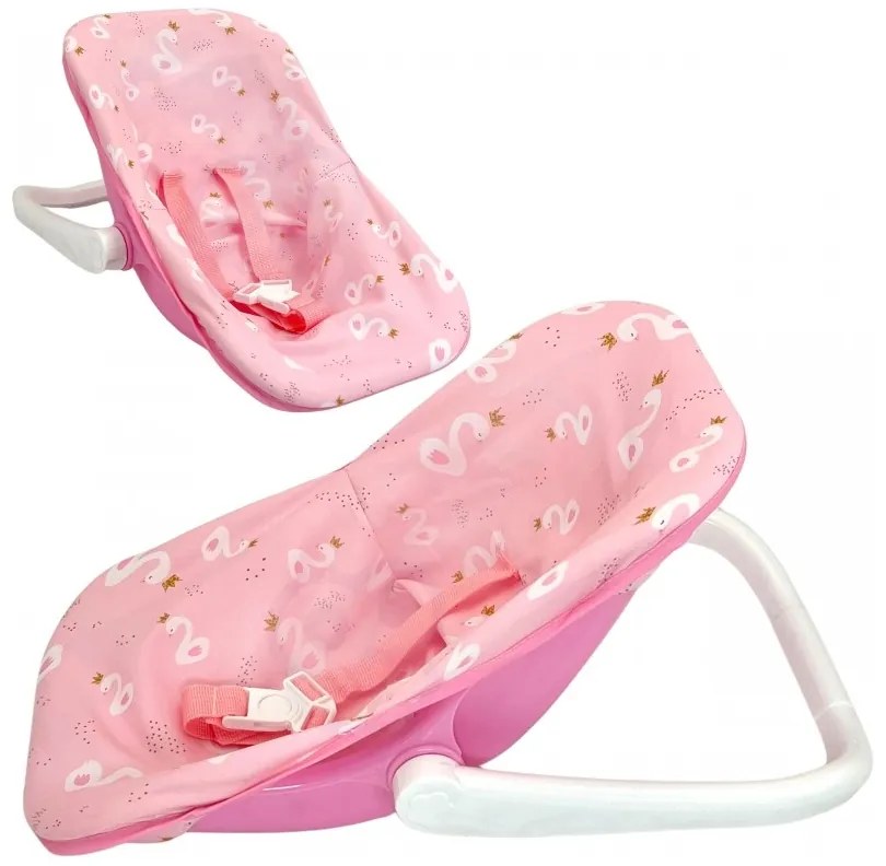 Woopie royal zestaw lalka bobas 30,5 cm + nosidełko różowe