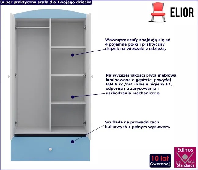 Szafa dla chłopca T3-G77