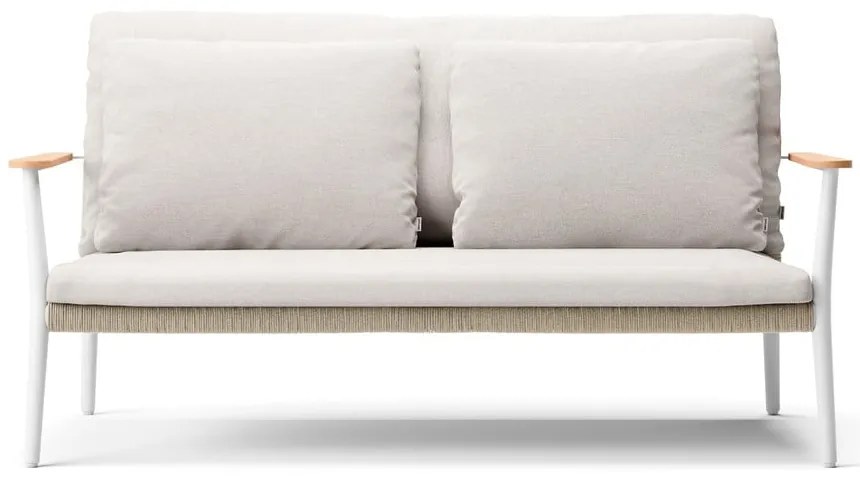 Kremowy zestaw mebli ogrodowych dla 4 osób Ray – Diphano