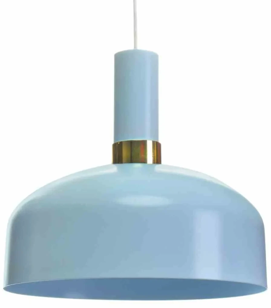 Lampa wisząca MALMO BLUE 1xE27, niebieska, pojedyncza, nad stół, wyspę