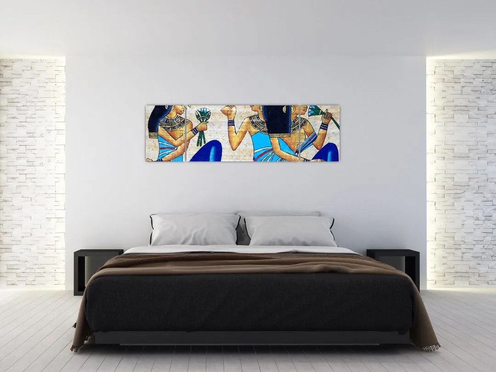 Obraz - Malarstwo egipskie (170x50 cm)
