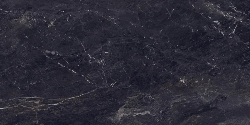 Mexen Sintra Black gres szkliwiony rekt. G1, płytka podłogowo-ścienna 120 x 60 cm, wysoki połysk - TL204-120-060-00