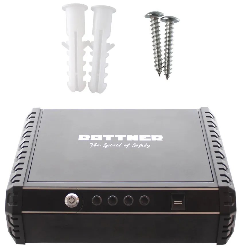 Sejf na kosztowności i broń GUNMASTER XL, 100 x 370 x 275 mm