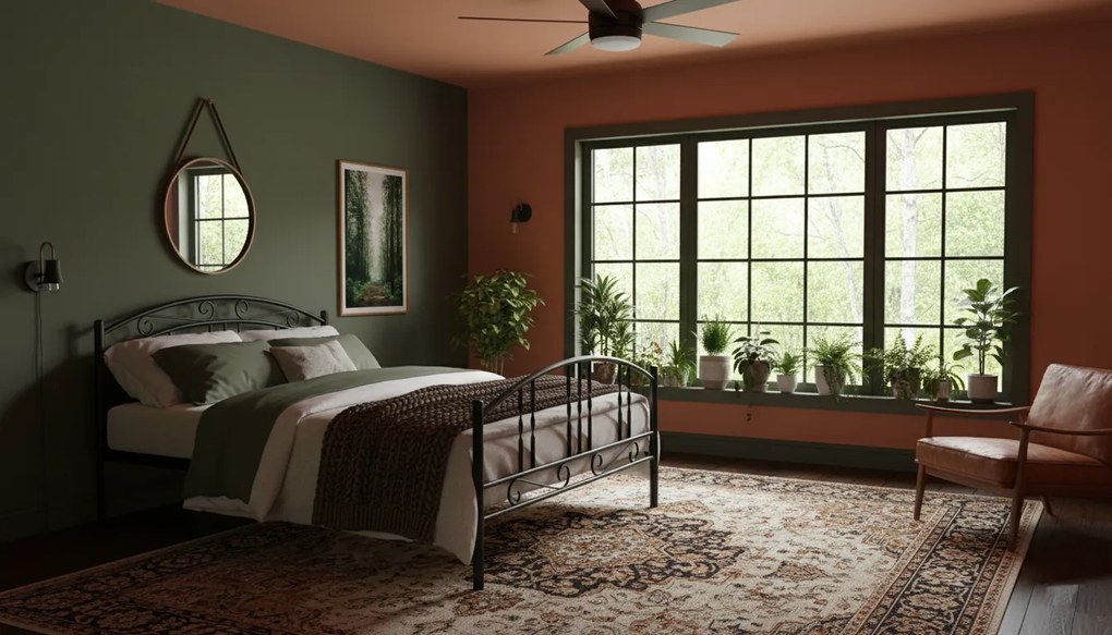 Łóżko metalowe Aneta ze stelażem