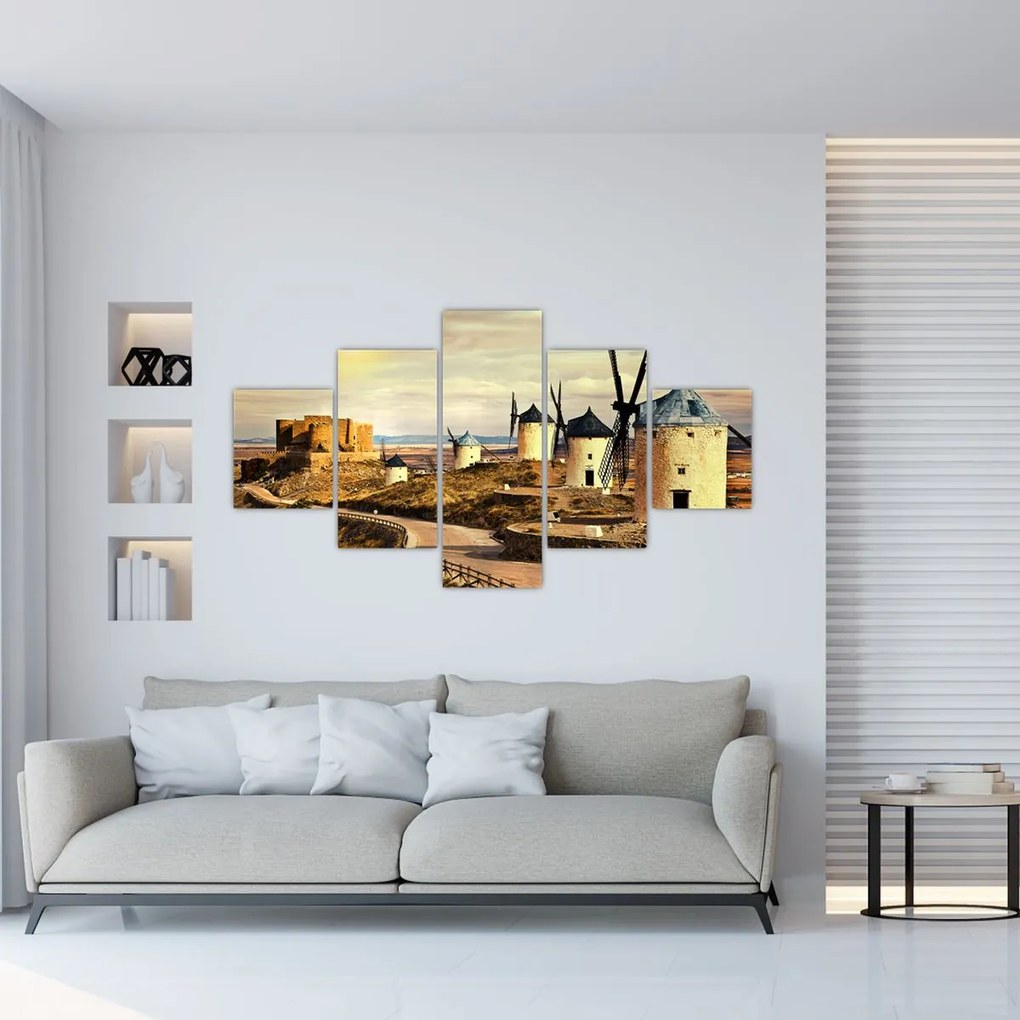 Obraz - Wiatraki (125x70 cm)