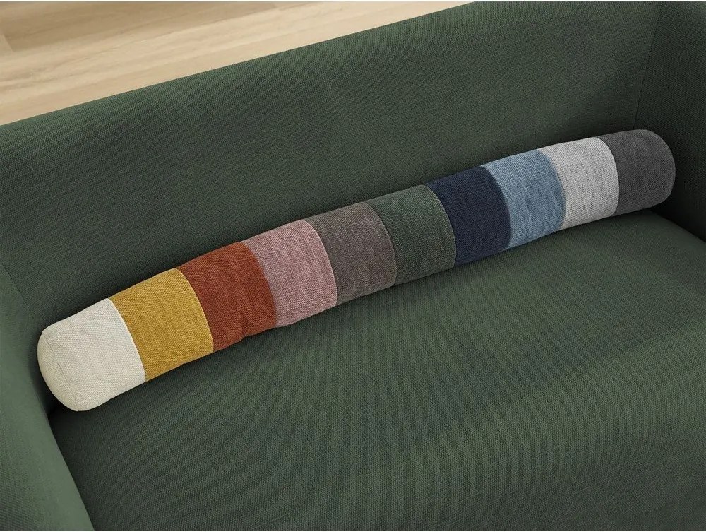 Zielona sofa z tkaniny szenilowej 160 cm Celine – Bobochic Paris