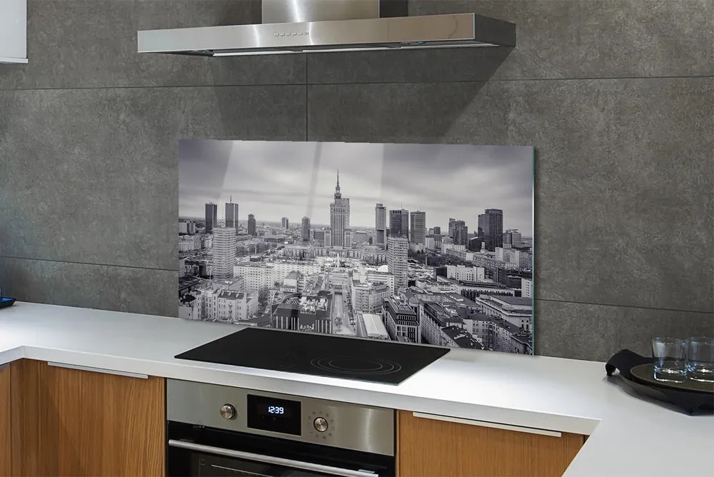 Szkło do Kuchni na Ścianę Biznesowe Serce Warszawy