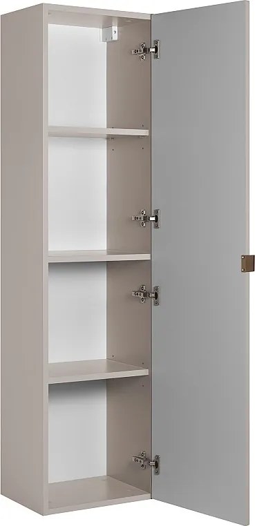 Szafka łazienkowa kaszmir 35 x 136 x 27 cm uchwyt złoty