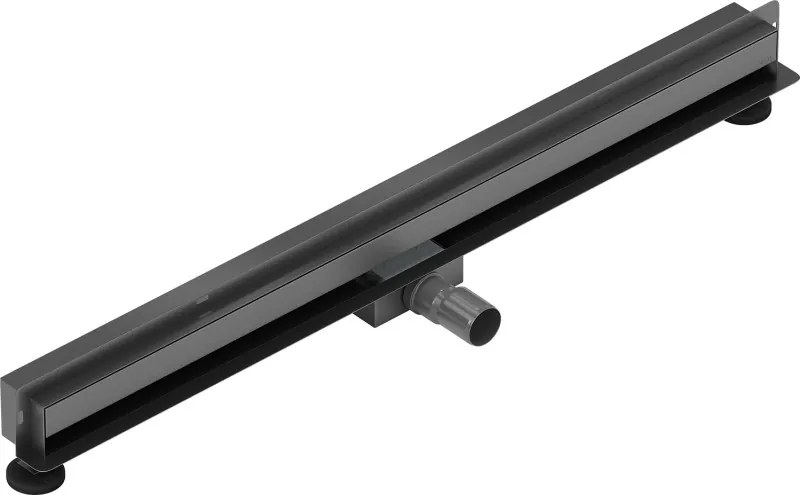 Mexen Flat Wall odpływ liniowy ścienny 2w1 80 cm, gun gray szczotkowany - 1E30080