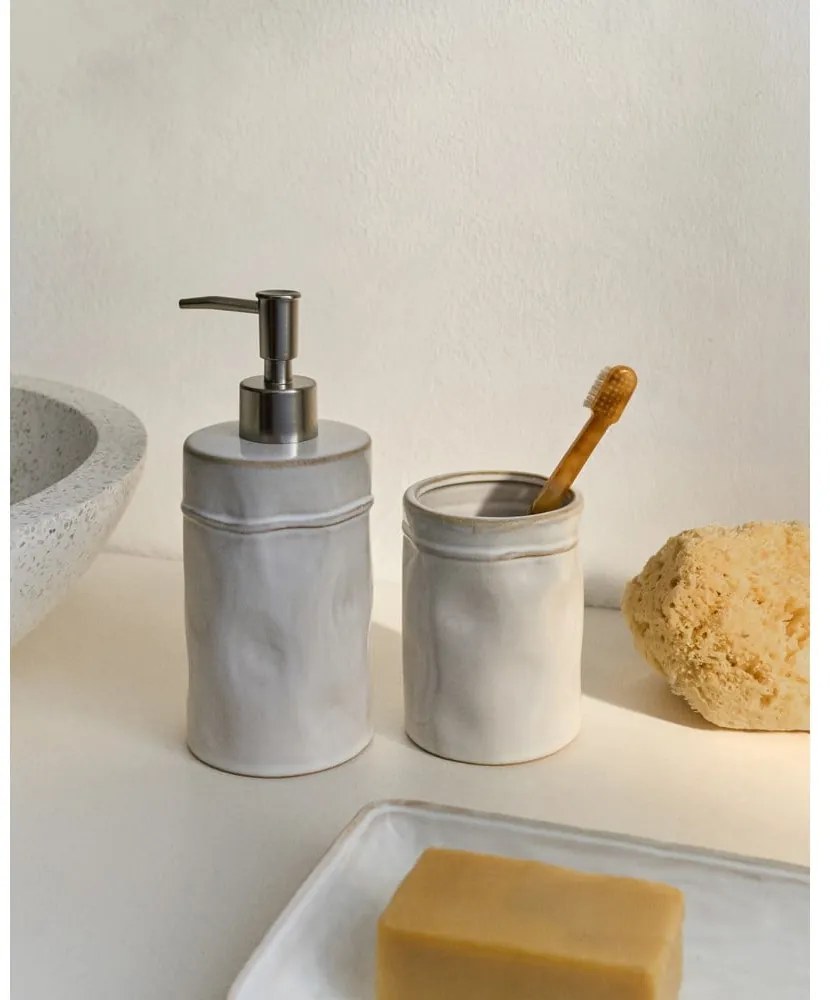Kremowa ceramiczna mydelniczka Savel – Kave Home