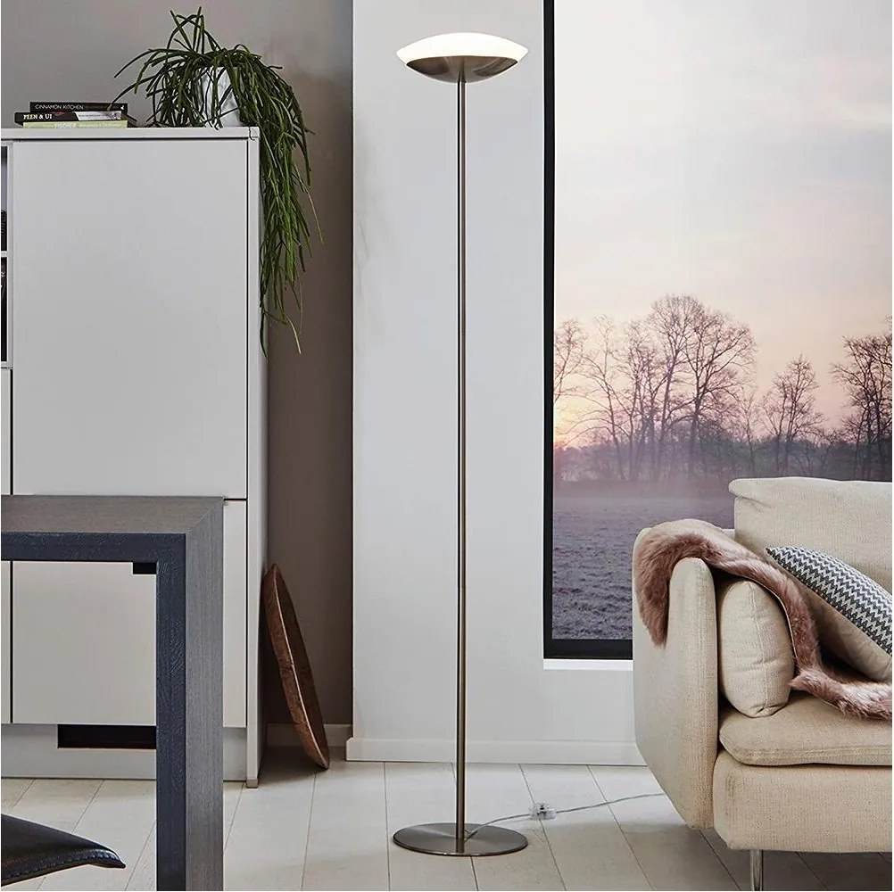 Eglo 33325 - LED RGBW ściemnialna lampa stojąca FRATTINA-C LED/18W/230V matowy chrom