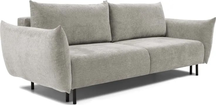 Sofa ADEL z funkcja spania i pojemnikiem JASNY SZARY OVER THE HORIZON 80