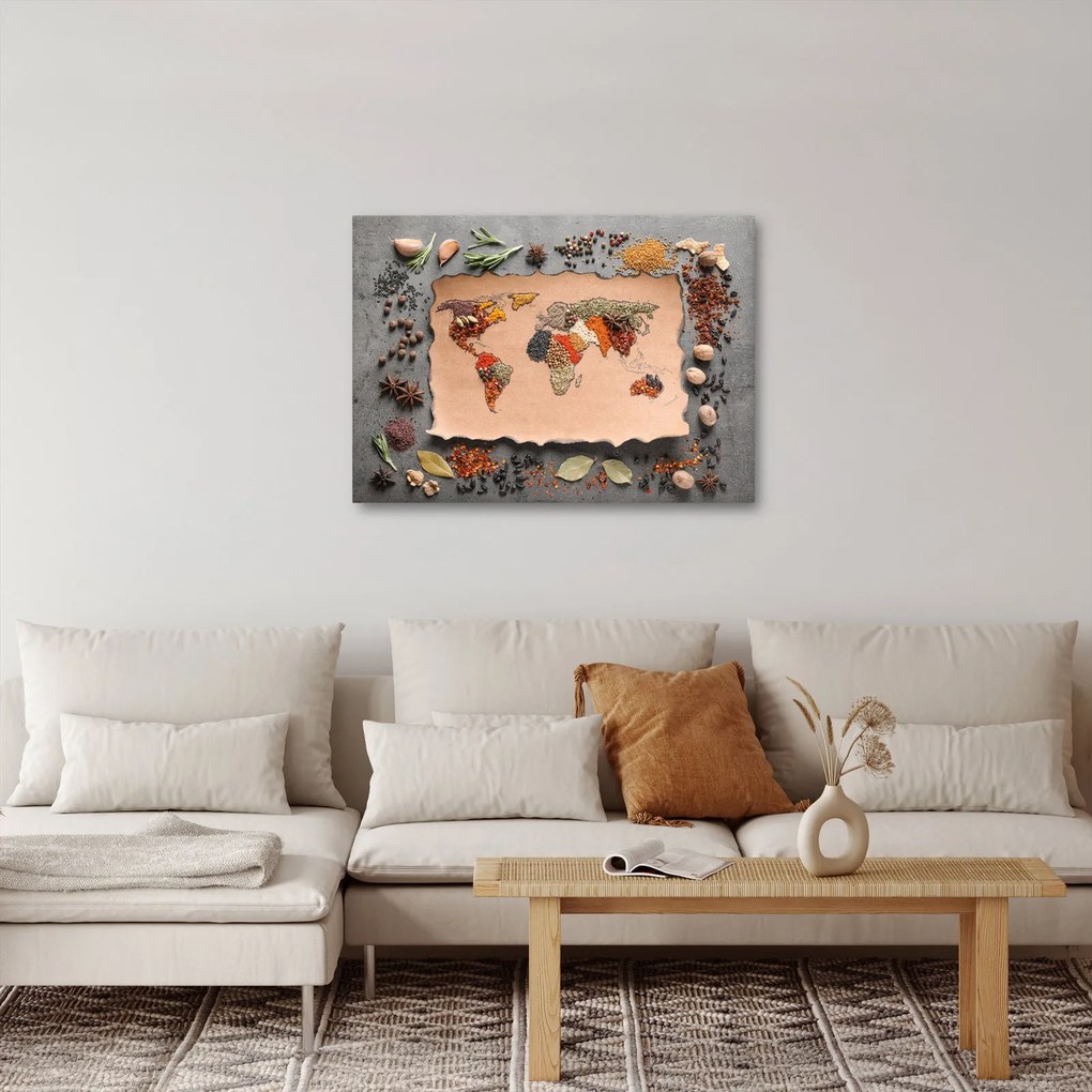 Obraz - Przyprawy świata (70x50 cm)