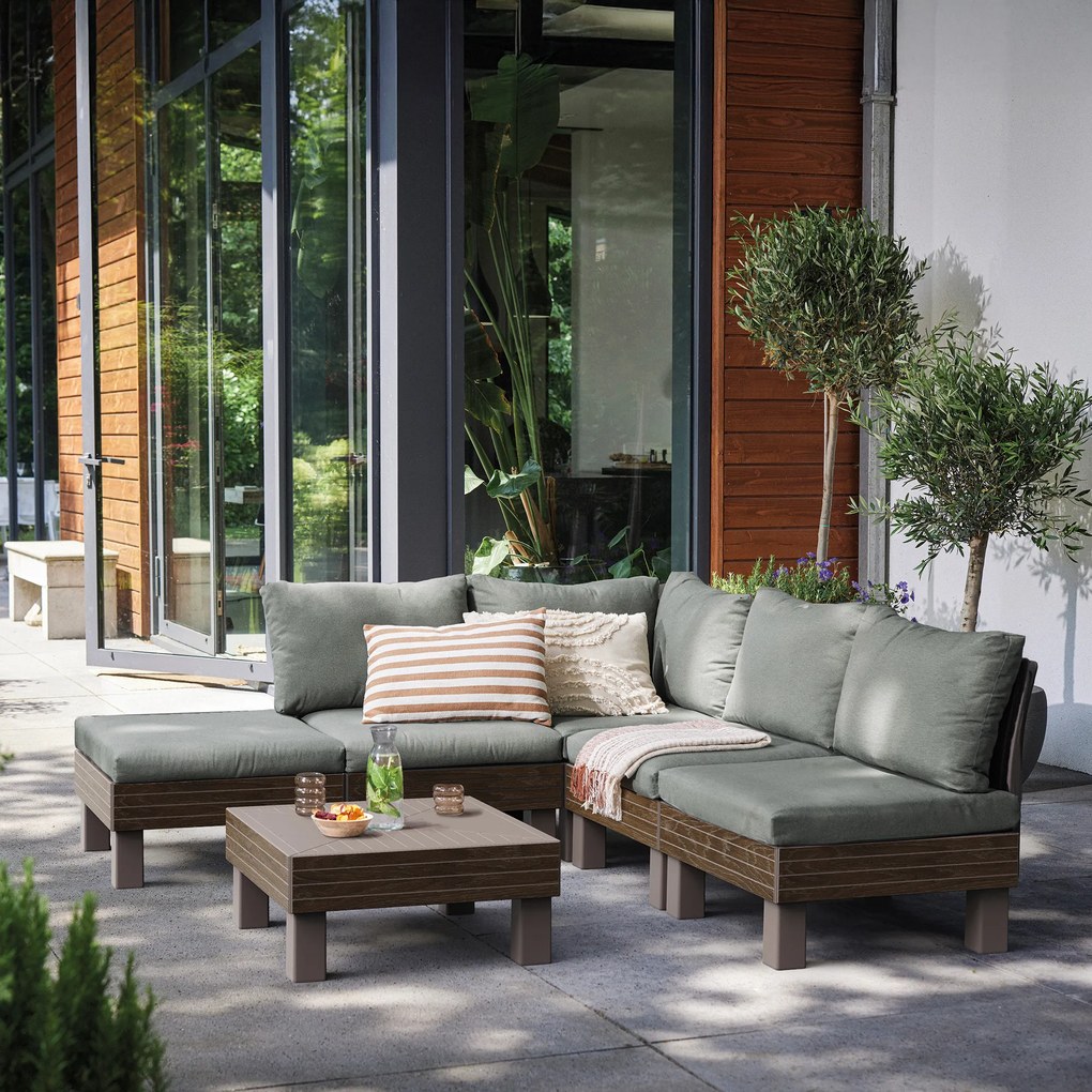 Zestaw mebli ogrodowych Elements brązowy KETER