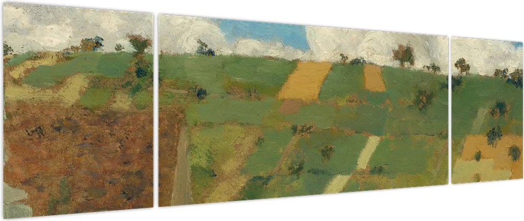 Obraz - Edouard Vuillard, Landscape of the Ile de France, reprodukcje (170x50 cm)
