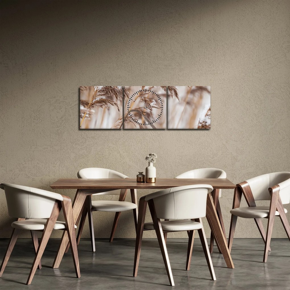 Obraz - Lipnice (z zegarem) (90x30 cm)