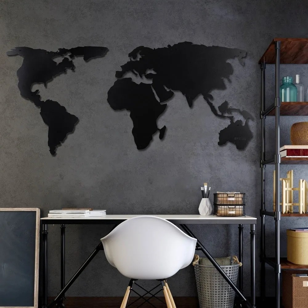 Mapa ścienna 170x85 cm Silhouette – Bystag