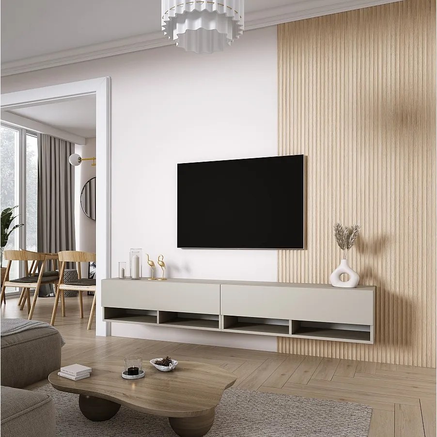 Szafka pod telewizor 200 (2 x 100) cm Kaszmir, 200 × 32 × 34 cm