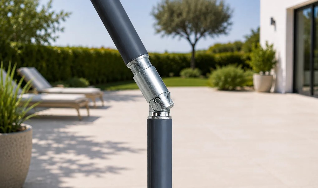 Derby MEXICO parasol ogrodowy 240 cm czerwony