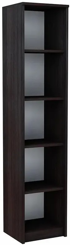 Klasyczny regał na książki wenge - Tymria 3X