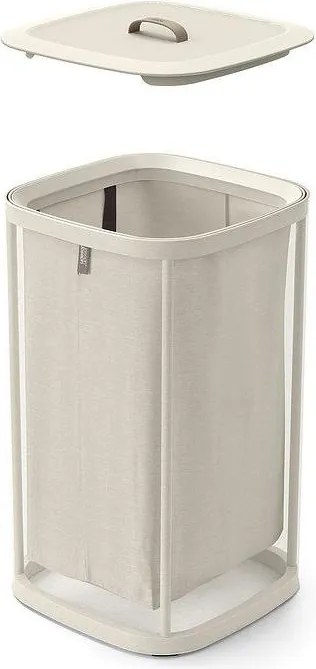 Beżowy tekstylny kosz na pranie 60 l Tota One – Joseph Joseph