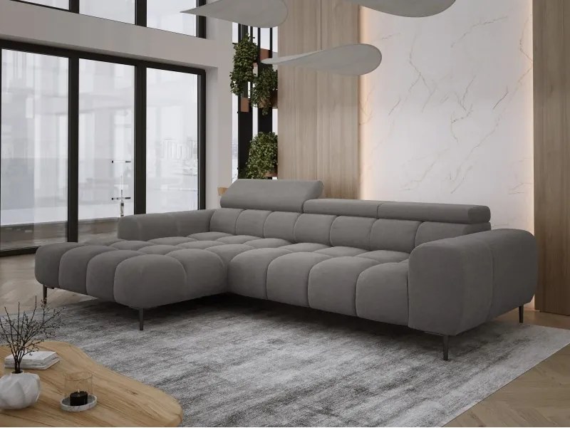 Narożnik PLAZA MINI wolnostojący Lewostronny w tkaninie Promocyjnej APHRODITE 22 WERSAL