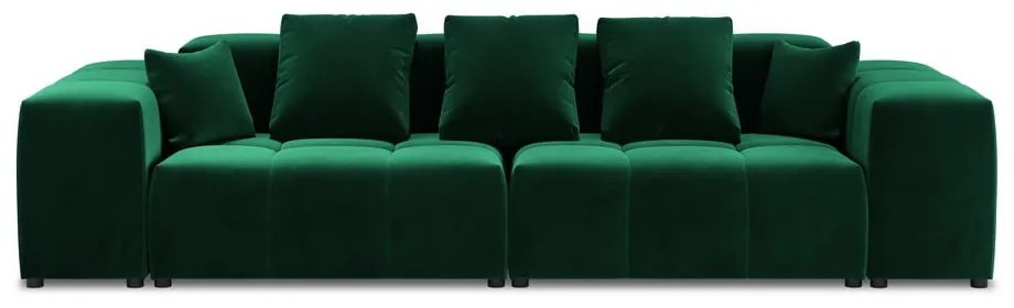 Zielona aksamitna sofa 320 cm Rome Velvet – Cosmopolitan Design