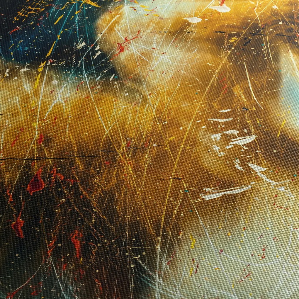 Obraz - Całujące się anioły (70x50 cm)