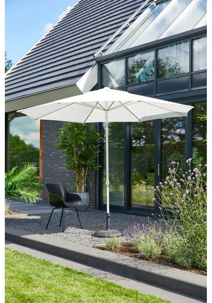 Biały parasol Hartman Sophie, ø 300 cm