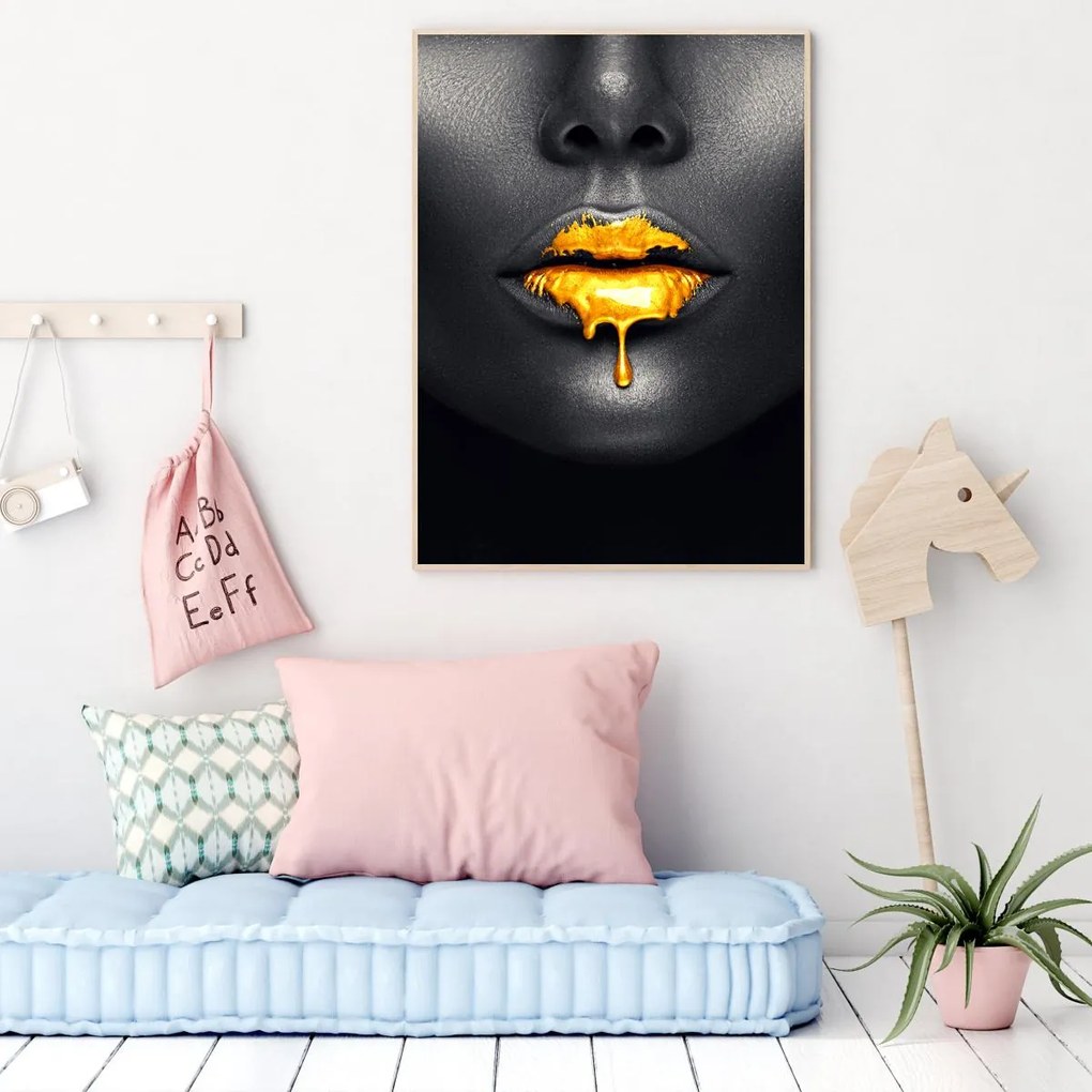 Plakat - Kobiece usta (A4)