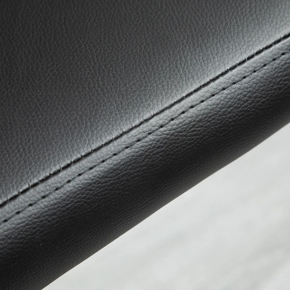 HOMCOM Zestaw 2 stołków barowych obrotowych z regulacją wysokości i podnóżkiem drewno | Aosom PL