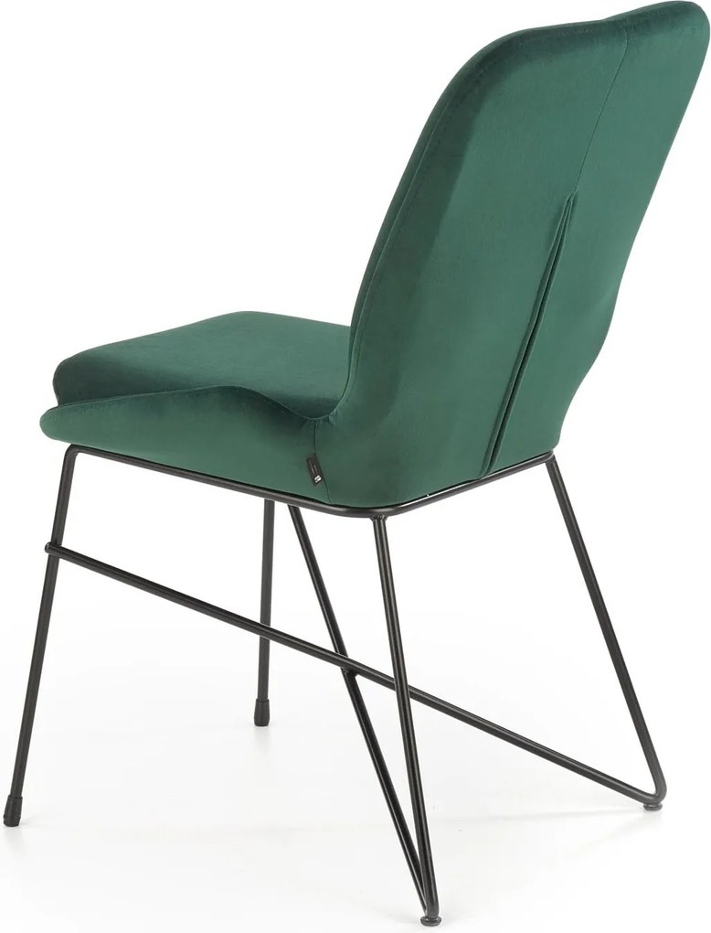 Designerskie krzesło z niskimi podłokietnikami K454 Halmar