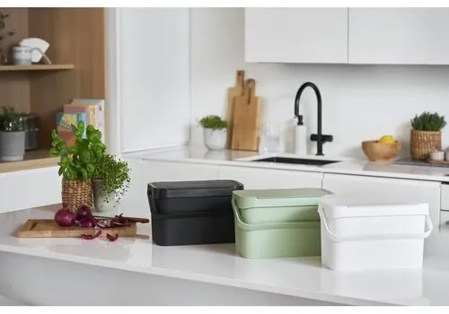SmartStore Plastikowy kosz na odpady organiczneCollect, czarny, 5 l