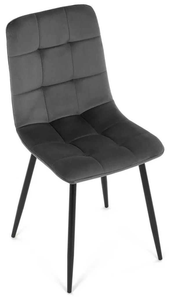 Zestaw krzeseł do jadalni CT-281 GREY4, 4 szt.