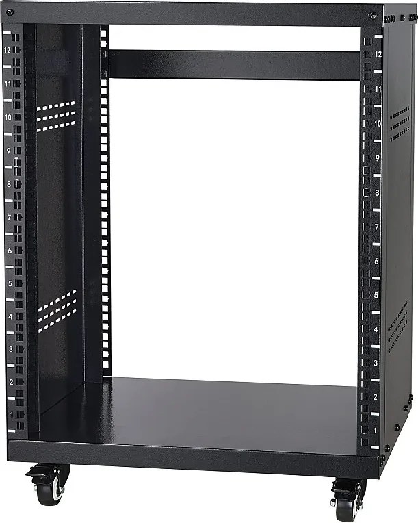 Szafa Serwerowa SucceBuy 12U Stojak AV 227kg Nośność Sieć Stereo Studio Nagrań Szafa