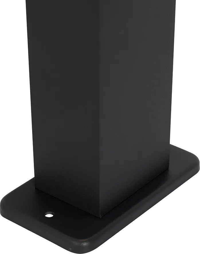 Industrialna lampa stojąca zewnętrzna czarna 80 cm IP44 - Baleno