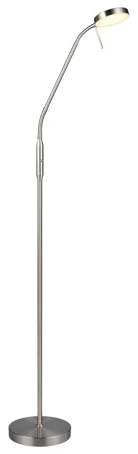 Lampa stojąca LED w kolorze srebra (wysokość 160 cm) Moreno – Trio