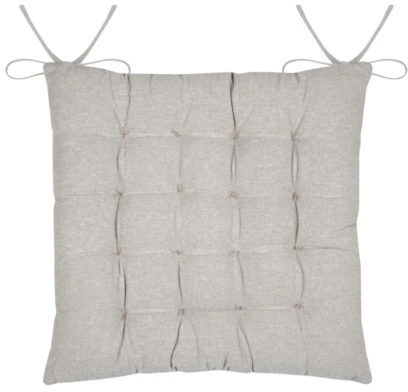 Poduszka bawełniana na krzesło z kwiecistym wzorem 38 x 38 cm