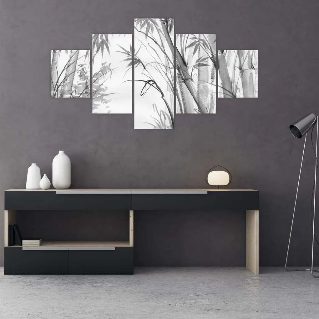 Obraz - Las bambusowy (125x70 cm)