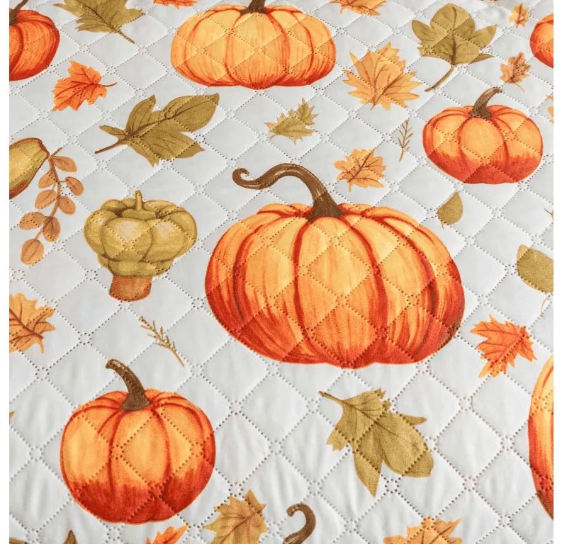 Narzuta na łóżko AUTUMN PUMPKINS, kolorowy Rozmiar: 170 x 210 cm