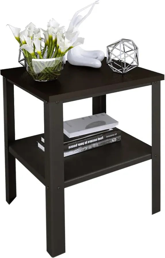 Stolik Kawowy Czarny W Stylu Loft Z5-W39
