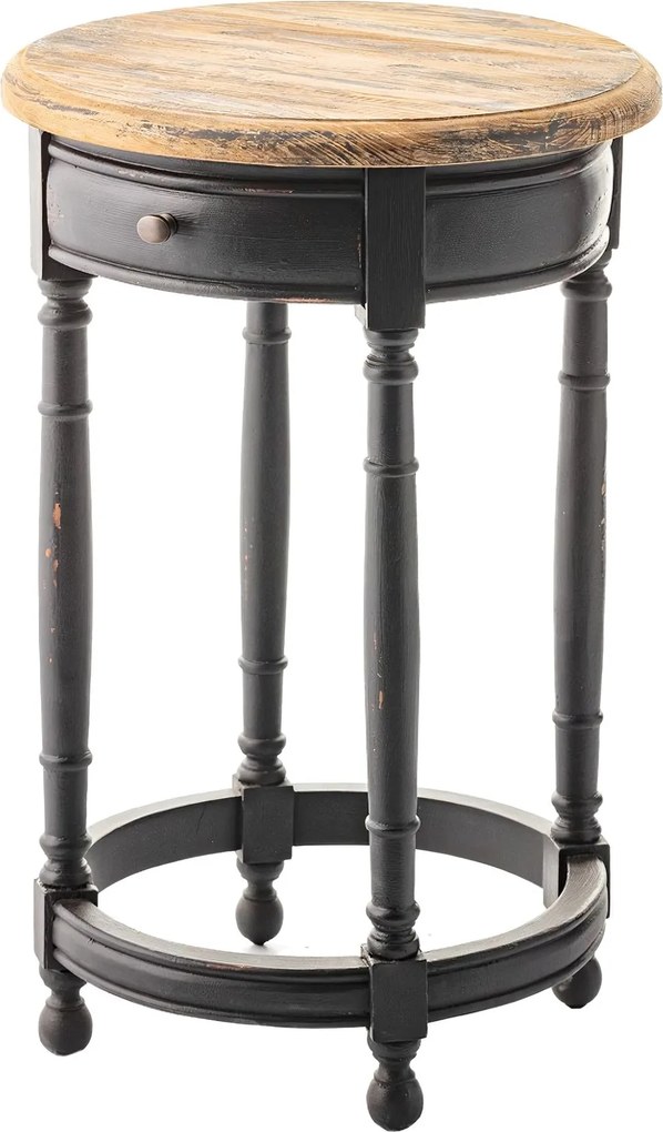 Stolik Margaret 45x72 black&amp;natural