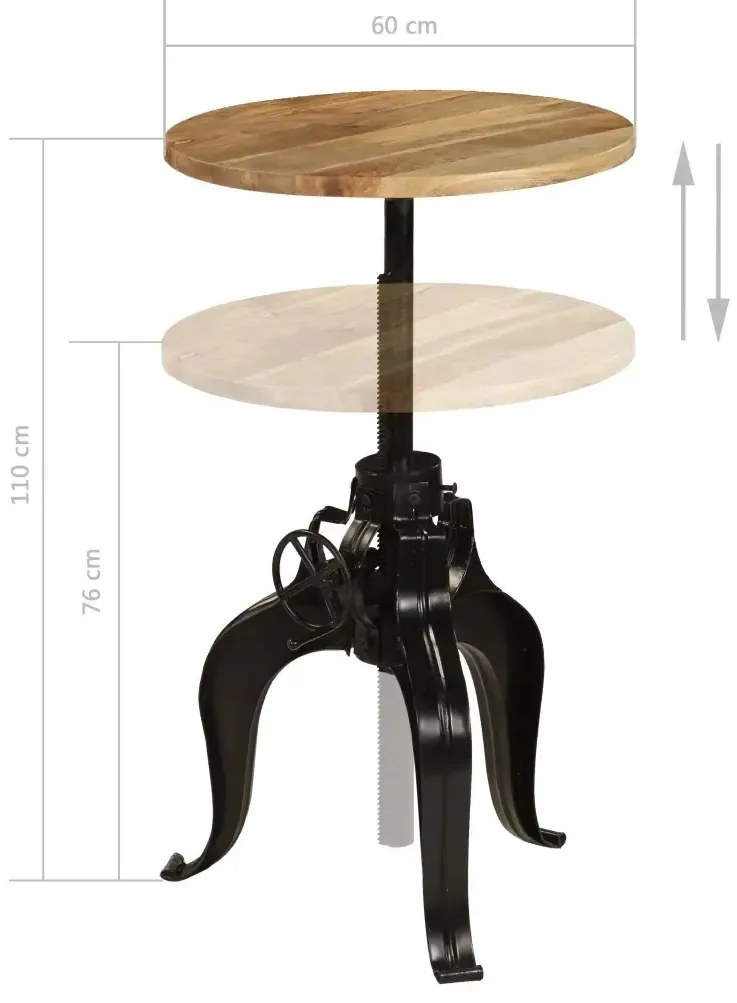 Okrągły stolik barowy 60x110 – Etis 2X