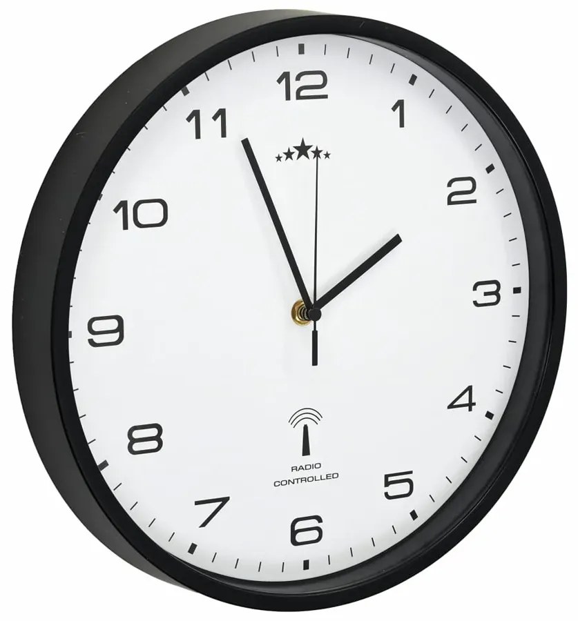 Wiszący zegarek ścienny 31 cm biały + czarny x B6-B65