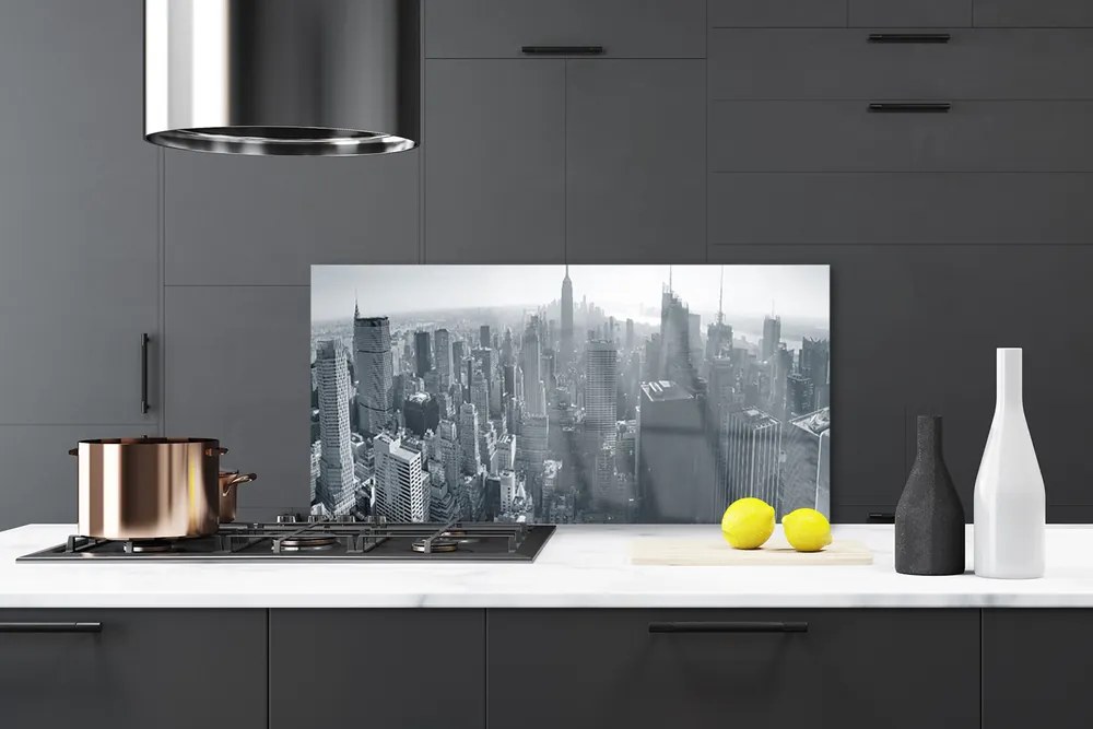 Panel Kuchenny Panorama Miejskich Wieżowców