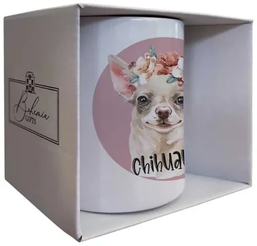 Bohemia Gifts Ceramiczny kubek - Chihuahua, 350 ml