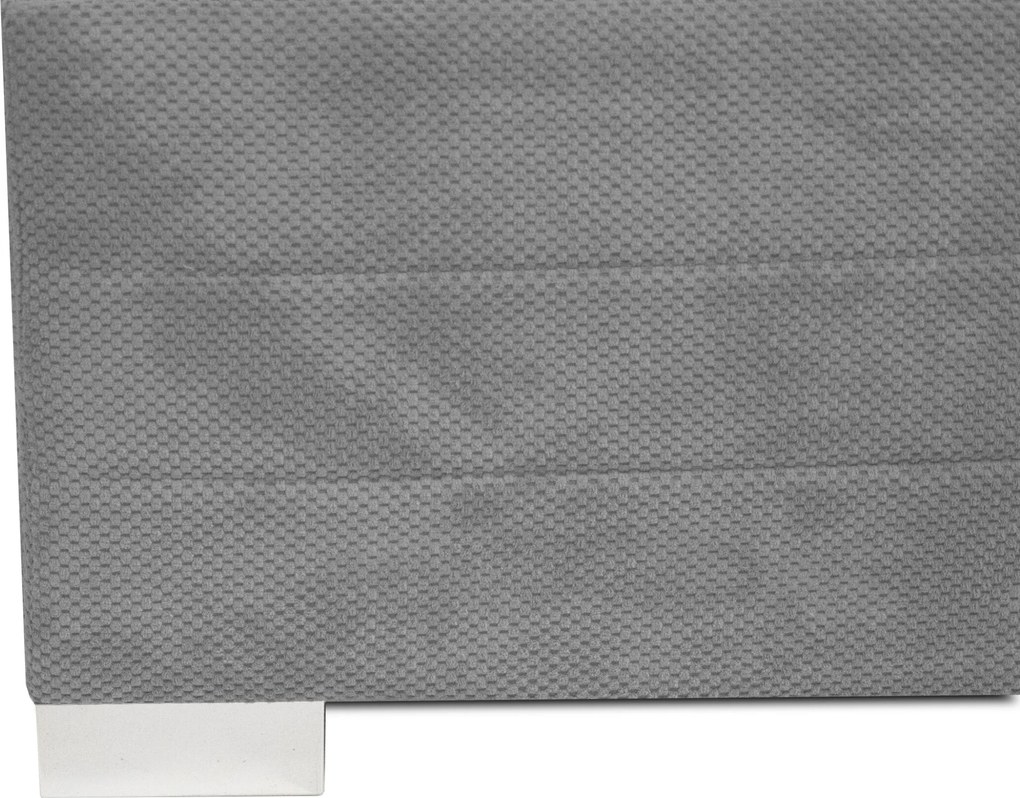 Łóżko KATI 160x200 cm Czarny Z materacem